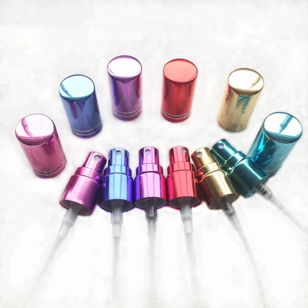 High Quality Pump Plastic Perfume Sprayer Cap Crimp Aluminum Fine Mist Spray Cap